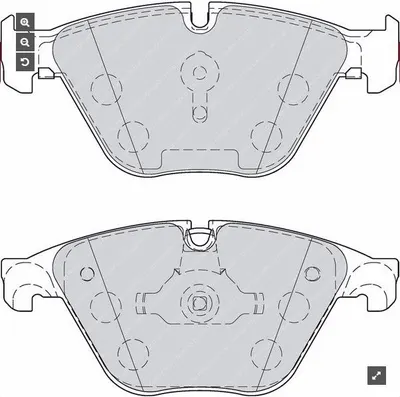FREN BALATASI ON (155mm) BMW F07 F10 F18 F11 F01 F02 10-