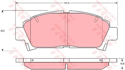 ÖN BALATA AVENSIS 1.8 VVT-I-2.0 VVT-I-2.0 D-4D (CDT220)-2.0 TD (99-03) 15' LİK