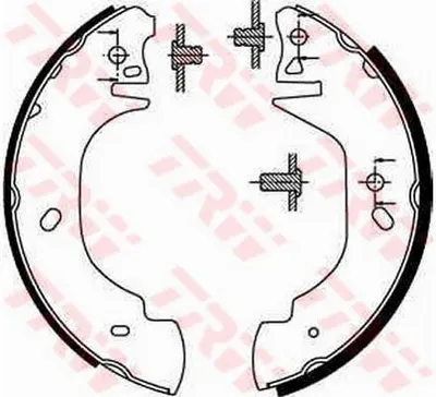 PABUCLU BALATA (254X52 MM) FORD TRANSIT T12 2.5D 94-00
