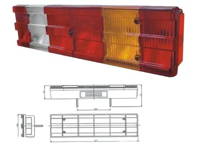 STOP CAMI MERCEDES ACTROS SOL KANALLI BES VIDALI 0025441290