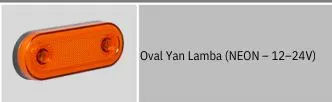 SARI OVAL YAN AYDINLATMA