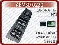 CAM ANAHTARI FIAT LINEA SOL DORTLU AYNA AYARLI 08-  