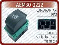 CAM ANAHTARI FIAT DOBLO II SOL IC SIYAH 05-10  