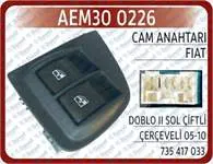 CAM ANAHTARI FIAT DOBLO II SOL CIFTLI CERCEVELI 05  