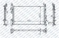 RADYATOR BRAZING OPEL CORSA 15- 620×365X22 [BOP914022]  