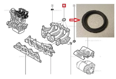 EMME MANİFOLD CONTASI (ADET) 7701066962 KANGO 1.9D F8Q MEGANE