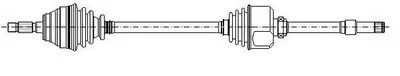 AKS KOMPLE SAĞ AKS0235 (AKS0087) JUMPER DUCATO BOXER 14Q 26,0MM ABSLİ