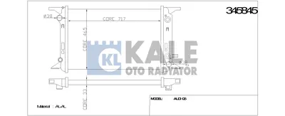 SU RADYATÖRÜ Q5 3.0 TDI GUATTRO 08> 720×470x32 AC MEK OTOM AL PL BRZ