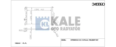 RADYATÖR MATIZ 0.8-0.8 LPG 1.0 1.0 LPG SPARK 0.8 1.0 SX 05> 