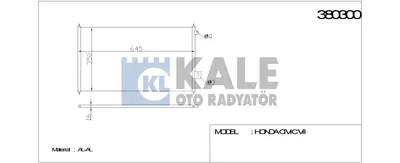 KLİMA RADYATÖRÜ CIVIC VII