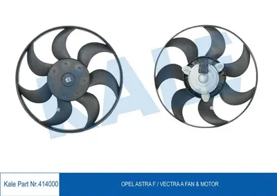FAN MOTORU ASTRA F VECTRA A 200W 365MM