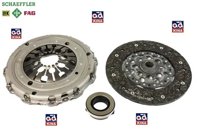 DEBRIYAJ SETI BASKI BALATA RULMAN TRANSPORTER T4 2.4 2.5TDI AJA AJT AAB 220MM 95>04