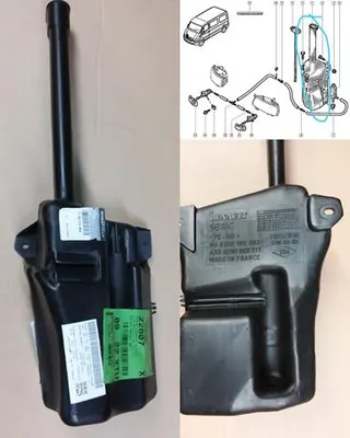 Renault Master 2002-2010 Far Yıkama Su Deposu Mais 7700315464