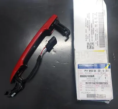 Renault Megane 3 Ön Sağ Dış Kapı Kolu Kırmızı Mais 806065934R