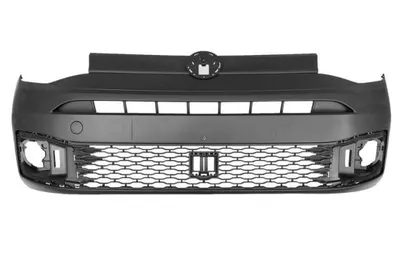 VOLKSWAGEN CADDY- 21/25; ÖN TAMPON PANJURLU/SİS DELİKLİ/CARGO MAXI SİYAH (TYG)