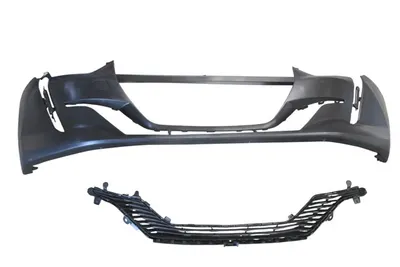 PEUGEOT 208- 20/23; ÖN TAMPON (ALT IZGARALI/ÇEKİ DEMİR KAPAKLI)