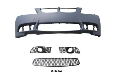 (YENİ ÜRÜN!!!)BMW 3 SERI- E90- 05/09; ÖN TAMPON ASTARLI(SİS D.Lİ KAPAK/IZGRALI/SEN.YUVALI/ÇEK.KAPAKLI)M3-STYLE/LCI