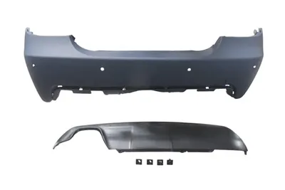 (YENİ ÜRÜN!!!)BMW 5 SERI- E60- 07/10; ARKA TAMPON (KARLIKLI/ASTARLI/ÇEK. KAPAKLI/SENSÖR DELİKLİ 18MM) (M-TECH/LCI)