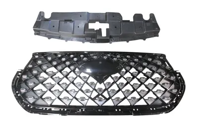 CHERY TIGGO 7 PRO- 23/24; ÖN PANJUR SİYAH/NİKELAJLI KAMERA DELİKSİZ (ÜST PLASTİĞİ İLE BİRLİKTE)(TW)