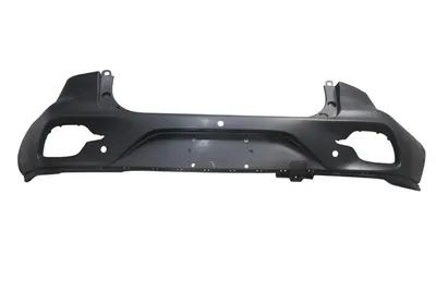 MG ZS EV- 22/23; ARKA TAMPON SİYAH SİS DELİKLİ (TW)