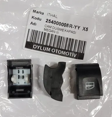 CAM DÜGME KAPAĞI BUTONU MEGAN III (K3068B)