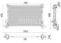 RADYATOR 20> TRAFIC.III 2.0dci