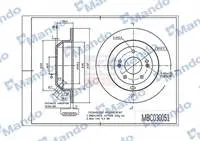 FREN DİSKİ SANTAFE 09-12 / SORENTO 12= / ARKA DÜZ 302-5