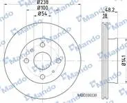 DISK ON <92 COROLLA *AE92* 