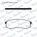 Toyota Land Cruiser Arka Fren Balatası 2001-2024 Mando