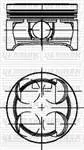 PISTON+SGM (ADET) STD CORSA.D 1.2 16V *A12XER* *73.4*