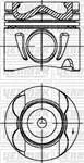 PISTON+SGM (ADET) STD 10> C-SERI(W204)-E-SERI(W212)-VITO-SPRINTER *83*