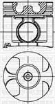 PISTON+SGM (ADET) 050 06-10 HILUX *2KDFTV* *92.5* (TPR) [A.G.Z]