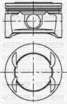 PISTON+SGM (ADET) STD ASTRA.H-CORSA.C 1.2 *73.4* [A.G.Z]