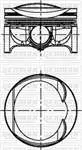 PISTON+SGM (ADET) 050 PASSAT-A3-A4-A5 1.8tfsi-tsi 16V *83.01* [A.G.Z]