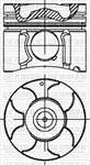 PISTON+SGM (ADET) STD ASTRA.H-COMBO.C 1.7d *Z17DTH* *79* (NPR) [U.K] "Y.NO:31-04233-000"
