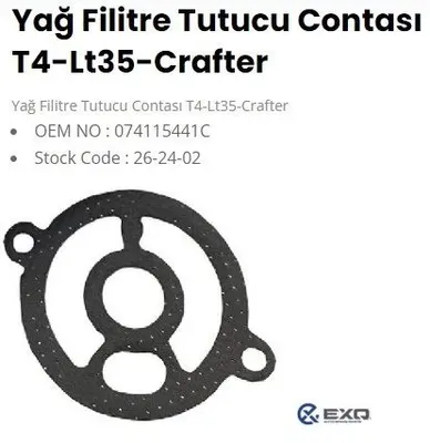YAG FILTRE TUTUCU CONTASI TRANSPORTER T4 2,5 91-04