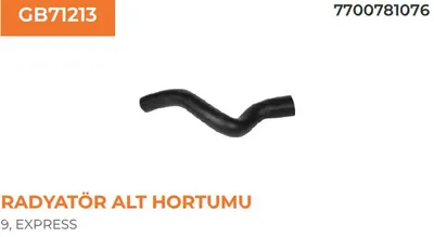 RADYATÖR ALT HORTUMU EXPRESS SÜPER 5-R9