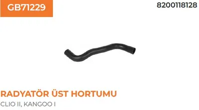 RADYATOR UST HORTUMU KANGOO CLIO II 1,5DCI