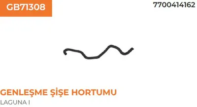 RADYATÖR YEDEK SU DEPO HORTUMU LAGUNA I 1.6 1.8 16V