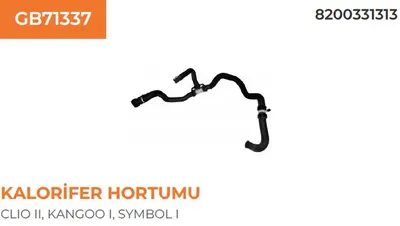 KALORİFER HORTUMU(R.CLIO SYMBOL 1,5 DCI 09>)