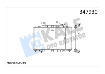 RADYATOR CX-5 (AT MT) AL PL BRZ
