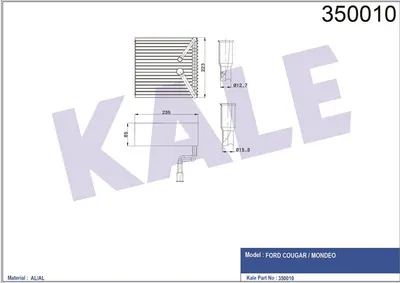 EVAPORATOR COUGAR-MONDEO