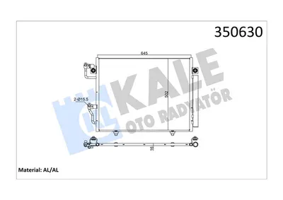 KLİMA RADYATÖRÜ PAJERO III