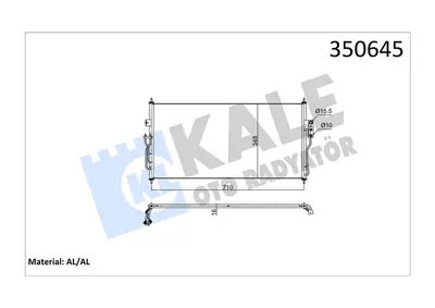 KLİMA RADYATÖRÜ ALMERA II AL PL BRZ