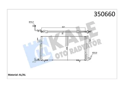 KLİMA RADYATÖRÜ XSARA 306 AL PL BRZ