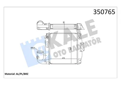 İNTERCOOLER AL/PL/BRZ HILUX-VIGO
