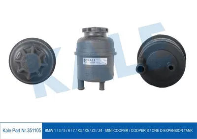 RADYATOR YEDEK SU DEPOSU BMW 1   3   5   6   7   X3   X5   Z3   Z4 - MINI COOPER 01-07