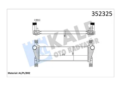 TURBO RADYATÖRÜ FORD RANGER 2.2 TDCI 11>