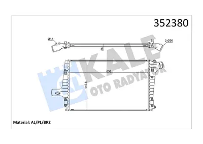 INTERCOOLER A3 A6 TT2.5 TDI 01>04 4B0145805A