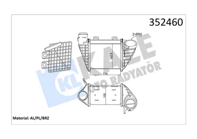 INTERCOOLER GOLF III GOLF IV VENTO 1.9 TDI 93>97 1H0145805A 1H0145805B 1H0145805 467795320
